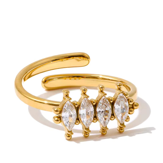 Zoya adjustable ring